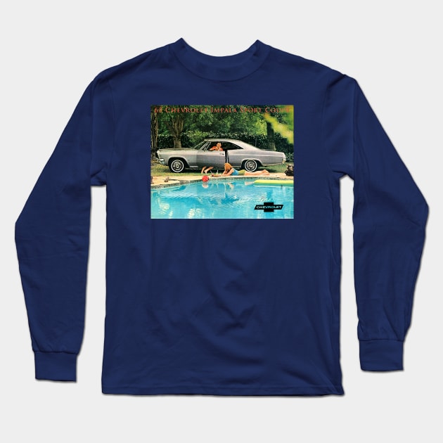 1965 Impala Long Sleeve T-Shirt by Midcenturydave